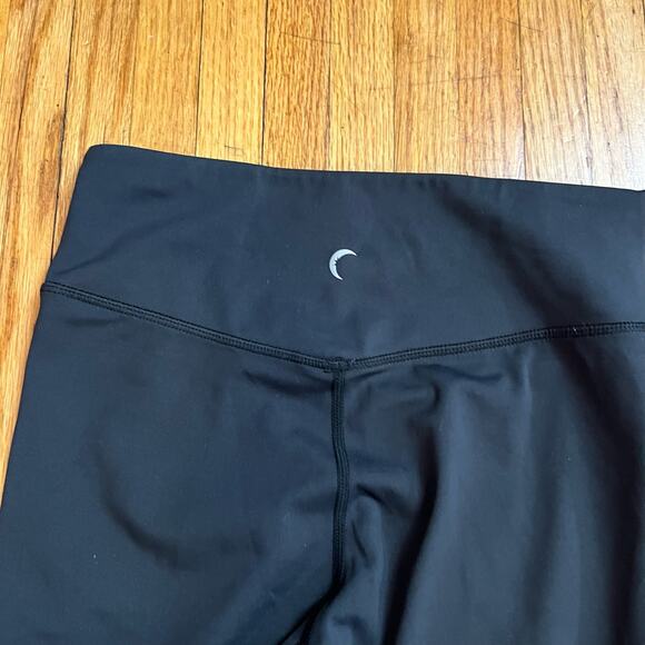 Zyia Leggings Womens 4 Black Stripe Crop Pants - Picture 4 of 8